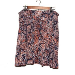 Cynthia Rowley Floral knit Skirt Size XL